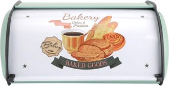 OEM Caja Met&aacute;lica Para Pan Y Pasteles, Ideal Para Guardar En La Cocina, Estilo Retro, Gran Capacidad