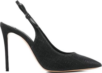Casadei Triniton Sling Back - Dames - Pumps - Zwart - 39 EU - Schoenen