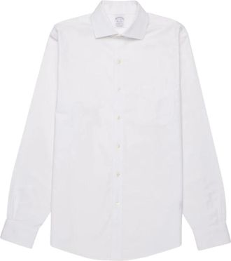 Brooks Brothers Regent Fit Non-Iron Overhemd met gespreide kraag - Heren - Zakelijke Overhemden - Wit - XS - Katoen - Overhemden