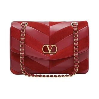 Valentino Garavani Djuna Medium Shoulder Bag - female - Valentino Garavani - Shoulder Bags - Red - ONE SIZE - Bags