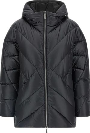 Moorer Piumino Wanita trapuntato - Nero