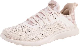Athletic Propulsion Labs Womnes Techloom Tracer Sneaker In Beach/almond/leopard, Off White
