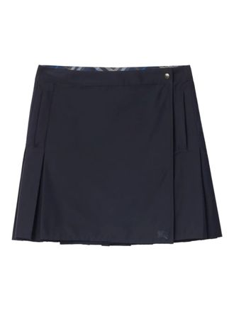 Burberry wrap mini skirt - Blue
