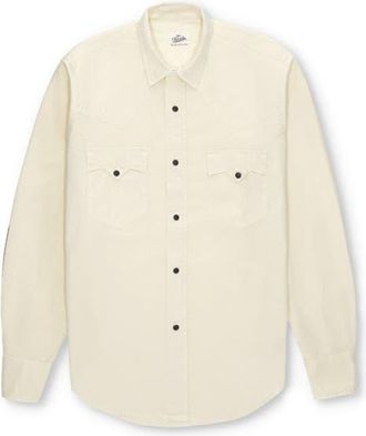 Fortela Kayace Texan Cotton Shirt in Off White at Nordstrom, Size X-Large Eu