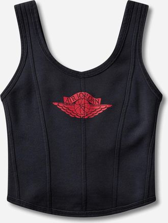 Nike Jordan Women s Jordan Flight Fleece Corset Black / University Red