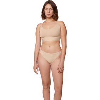 Harper Wilde Bliss Racerback Bralette in Beige at Nordstrom, Size 3X-Large