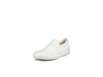 Ecco Soft 7 Woven Slip-On II Womens Shoes White : EU 41 (US Womens 10-10.5) M