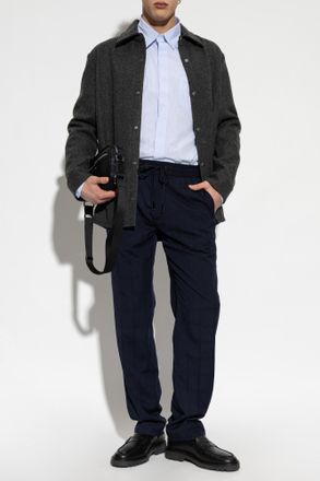 Iceberg Shirt With Pocket, Mens, Light Blue