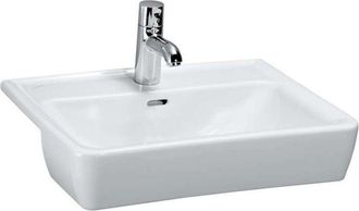 Laufen Laufen - Pro A Lavabo Semi-encastrado, 1 Agujero Para Grifo, Con