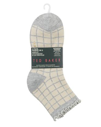Ted Baker Set Of 3 Anklet Sock