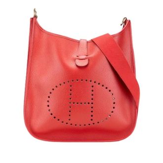 Herm&egrave;s Pre-owned Evelyne I GM - Dames - Pre-owned - Rood - Maat: ONE Size Leer