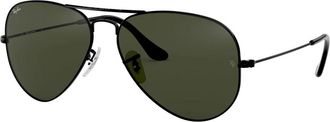 Ray-Ban Aviator Large Metal - unisex - Zonnebrillen - Zwart - 58 MM - Accessoires