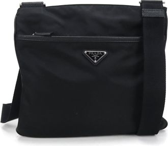 Prada Black Nylon Shoulder Bag (Pre-Owned)