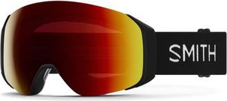 Smith 4D MAG 154mm Snow Goggles in Black /Chromapop Sun Red at Nordstrom