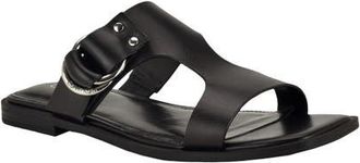 Calvin Klein Meritt Slide Sandal in Black 001 at Nordstrom, Size 6.5