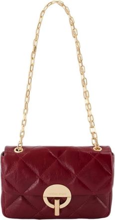 Vanessa Bruno Tassen, Dames, Rood, ONE Size, Leer, Moon Moyen Crossbody