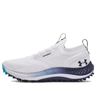 Under Armour Charged Phantom Spikeless Golf White Midnight Navy 3026400-100