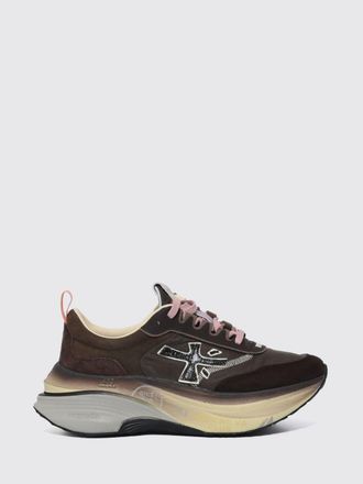 Premiata Hill Nylon and Suede Sneakers