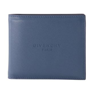 Givenchy Leather Wallet - male - Givenchy - Wallets & Cardholders - Blue - ONE SIZE - Accessories