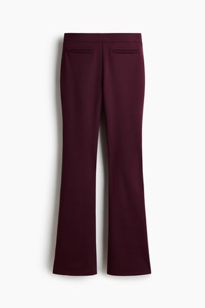 H&M Ausgestellte Hose - Pflaumenrot