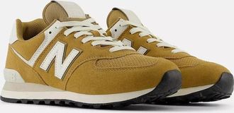 New Balance Mens New Balance 574 U574WCE Sneakers Tan Suede Lifestyle Shoes DWA2976