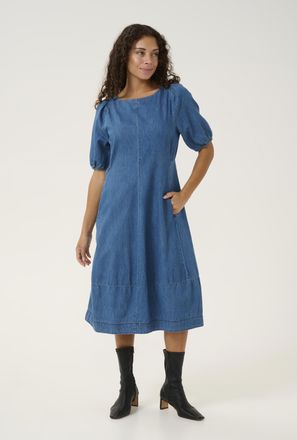 Culture Jurk Casual fit Dark Blue Wash dark blue