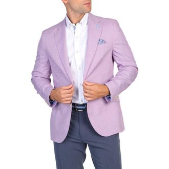 Tailorbyrd Minihoundstooth Sport Coat in Purple at Nordstrom Rack, Size 40R