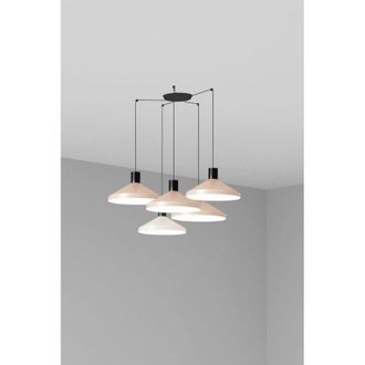 Faro Barcelona Kombo L&aacute;mpara Colgante Beige &Oslash;400 5l 68596-5l
