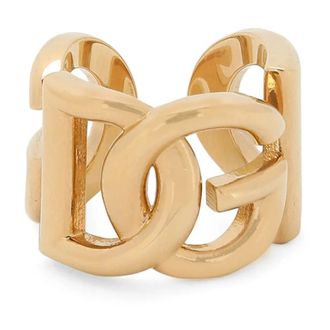 Dolce & Gabbana Anillo con logo - Accessories - Mujer - Amarillo - S