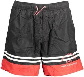 Karl Lagerfeld Polyester Zwemkleding Sneldrogend - Heren - Strandmode - Zwart - M - Polyester - Badmode