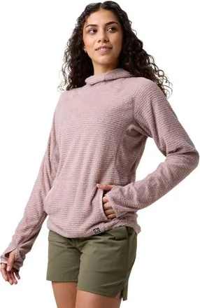 Backcountry Highliner Primaloft Air-Perm Fleece Hoodie - Womens in Bark at Nordstrom, Size Xx-Large