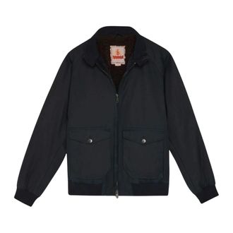 Baracuta G9 Waxed Pocket Jacket - Heren - Jassen - Blauw - Maat: 3XS Katoen