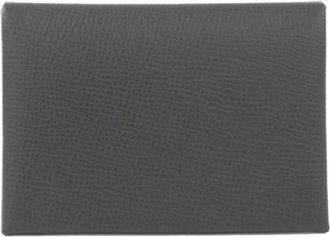 Herm&egrave;s Graphite Epsom Leather Coin Purse/Coin Case (Pre-Owned)