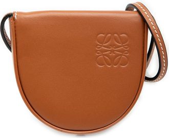 Loewe Tan Mini Soft Calfskin Heel Pouch