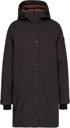 Stoic Mountainwool MMXX UppsalaSt. Oversized Coat Mantel f&uuml;r Damen | schwarz