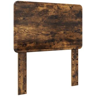 vidaXL Cabecero Roble Ahumado 80 Cm Madera Contrachapada Vidaxl