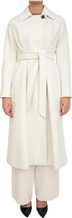 Max Mara Mujer, Abrigos, Blanco, Talla: L