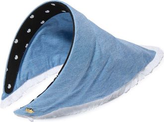 Lele Sadoughi Jackie Chambray Handkerchief Headband in Light Denim at Nordstrom