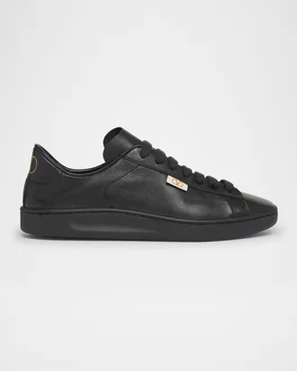 Valentino Garavani Men & apos;s Royco V Logo Calfskin Low-Top Sneakers