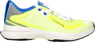 Lanvin Yellow Fabric Athletic Mens Sneakers