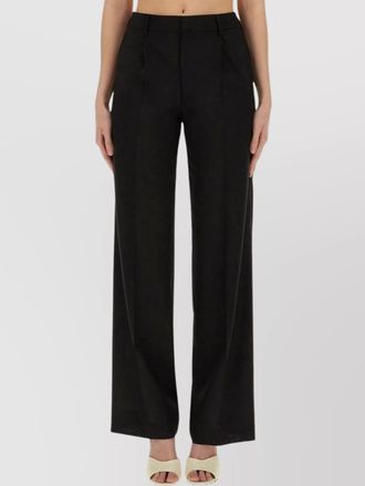 Pantaloni Torino lola wide-leg trousers with pockets and belt loops