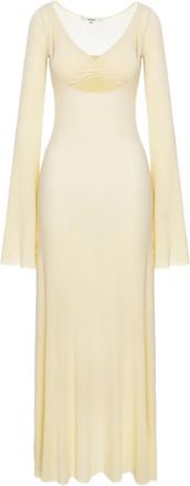 Manur&iacute; Abito lungo Nina svasato - Toni neutri