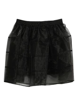 Cecilie Bahnsen puffy skirt - women - Polyester/Polyamide/Cupro - 12 - Black