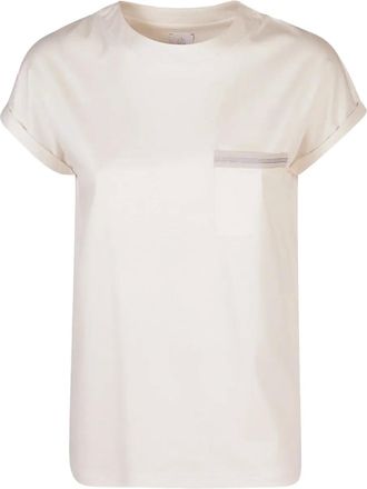 Eleventy T-shirt con taschino - Toni neutri