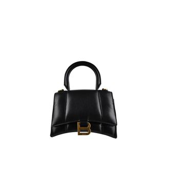 Balenciaga Pre-owned Hourglass XS Handtas - Dames - Vintage Mini Tas - Zwart - ONE Size - Leer - Vintage
