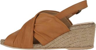 Bueno Womens Jasmin Wedge Sandal In Tan