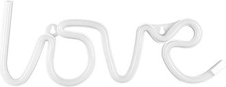 OEM Letrero De Ne&oacute;n Led - Amor, Blanco, 34,5 X 13 Cm (1 Caja / 10 Unidades)