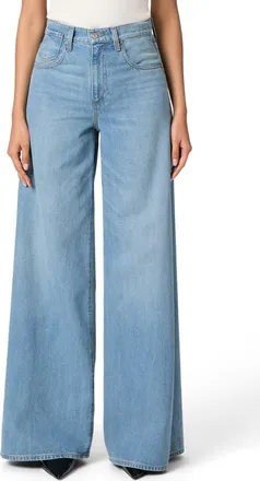 Paige Cameron High Waist Wide Leg Jeans in Fields at Nordstrom, Size 25