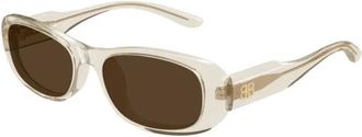 Balenciaga Rechthoekige Zonnebril - unisex - Zonnebrillen - Grijs - 55 MM - Nylon - Accessoires