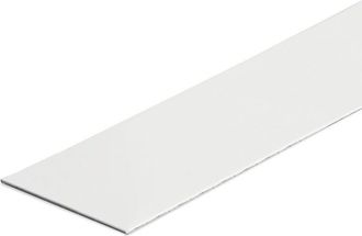 Q&Q Q&q - Cinta Plana Inglesa 500m Acabados Blancos Y Transl&uacute;cido 15mm Acabado Blanco